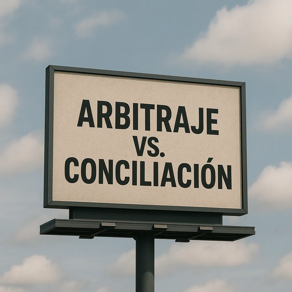 Diferencias y similitudes entre el arbitraje y la conciliación